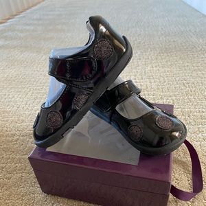 Pediped girls 6-6.5 18-24mo holiday dress shoes